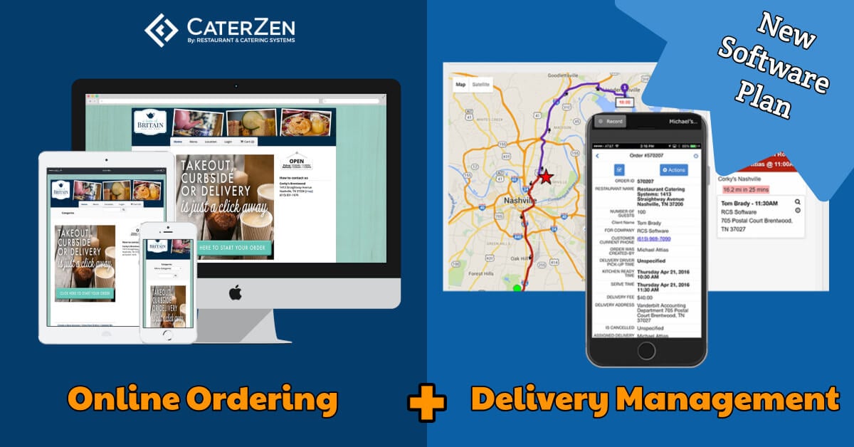 New Catering Software Plan for Online Ordering & Delivery Management